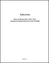 Adoration Orchestra sheet music cover